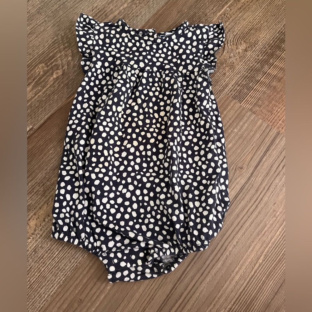 18 month old navy onesie